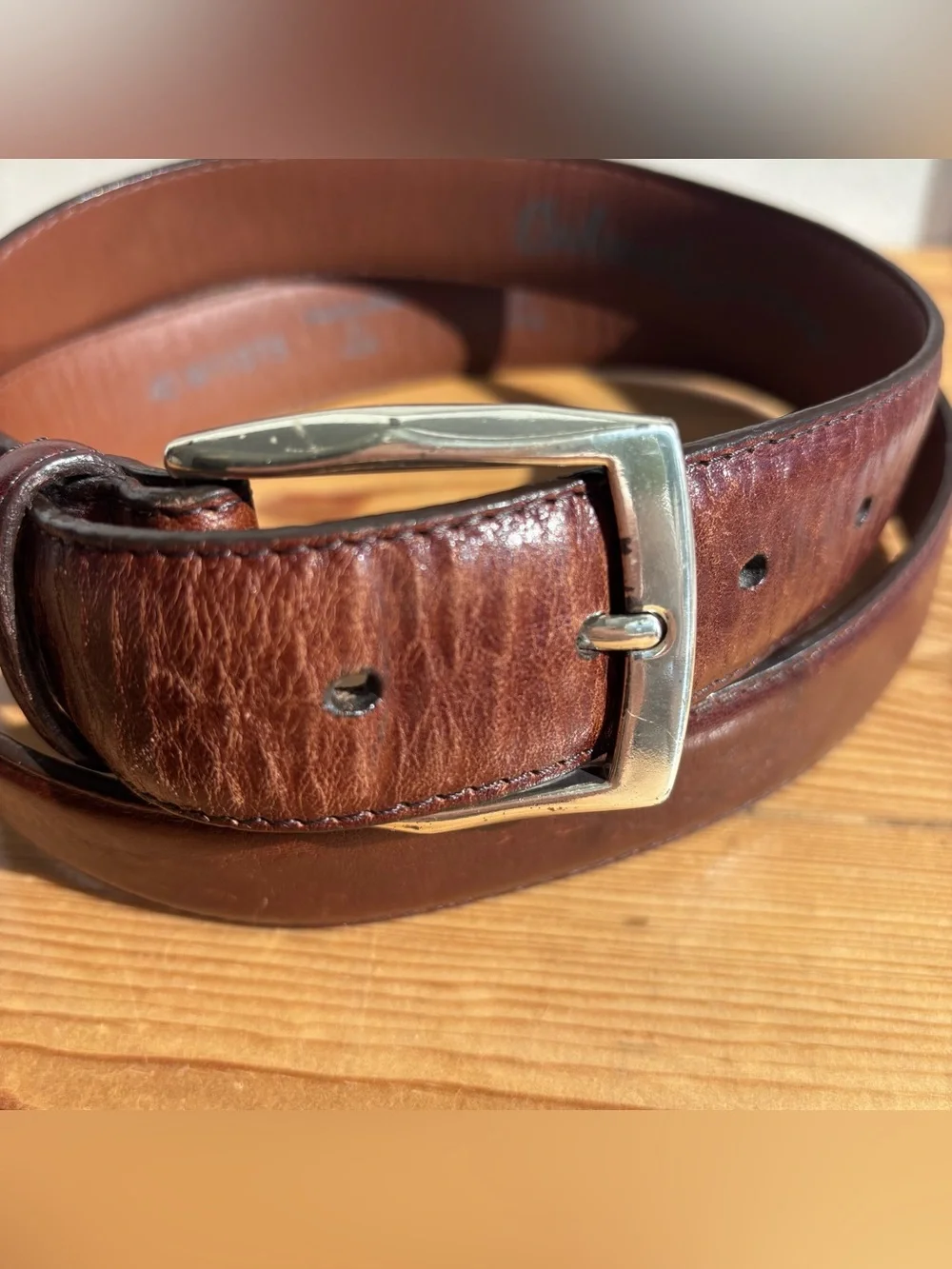 Brighton Leather Dress Belt Mens Brown USA Classic Western Everyday Dad Sz 40